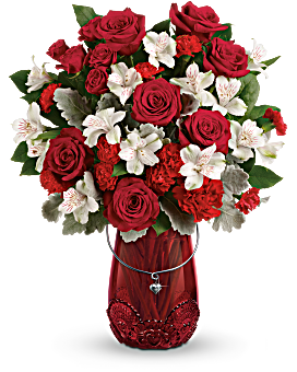 Teleflora's Red Haute Bouquet