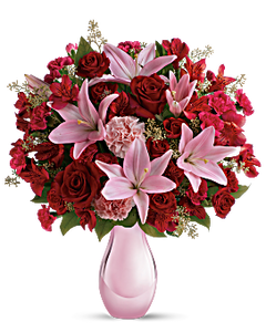 Teleflora's Roses and Pearls Bouquet
